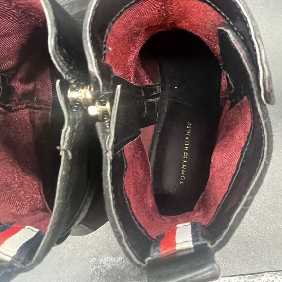 Tommy Hilfiger Isleen black chelsea ankle boot womens 10M - Picture 7 of 9